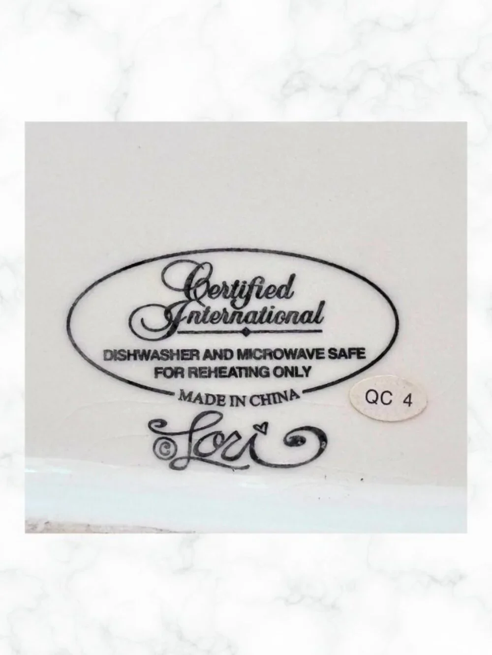 CERTIFIED INTERNATIONAL Nostalgic Coffee Caffe Latte Square Ceramic Plate 11x11